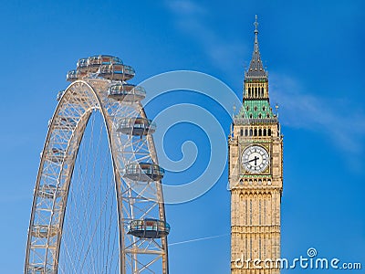 London landmark symbols Editorial Stock Photo