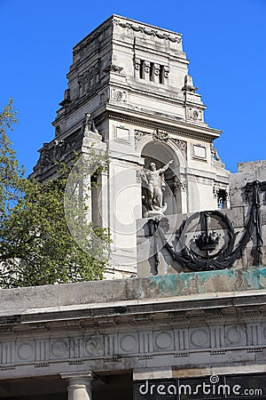 London landmark - Tower Hill Stock Photo