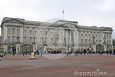 LONDON - November 28: Buckingham Palace, London, England on November 28, 2014 Editorial Stock Photo