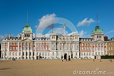 LONDON - NOVEMBER 3 : Old Admiralty Building Horse Guards Parade Editorial Stock Photo