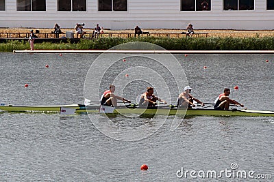 London Olympics Rowing Editorial Stock Photo