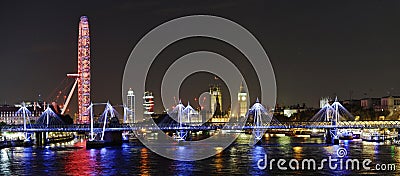 London Panorama Editorial Stock Photo