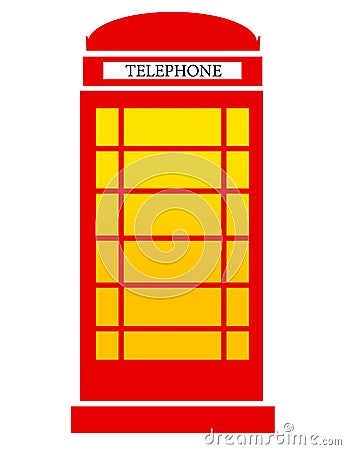 London phone Vector Illustration