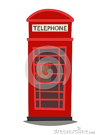 London phone booth vector Illustration Vector Illustration