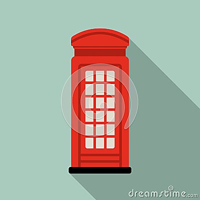 London phone booth. Vector illustration Vector Illustration