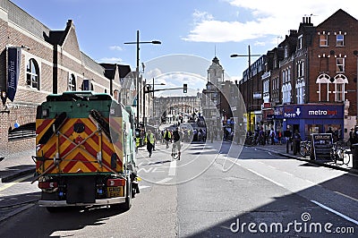 London riots aftermath, Clapham Junction Editorial Stock Photo