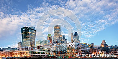 London skyline - cityspace, England Stock Photo