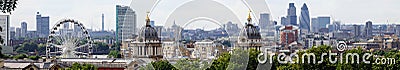 London skyline from Greenwich Stock Photo