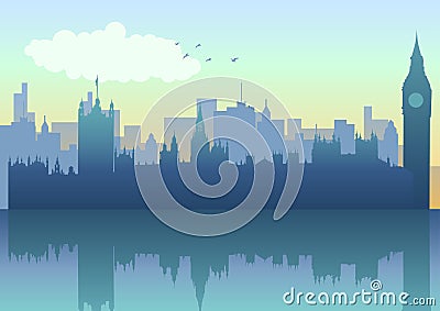 London Skyline Vector Illustration