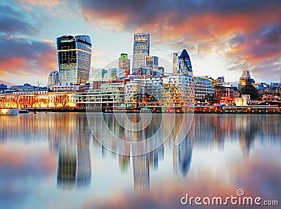 London skyline Stock Photo