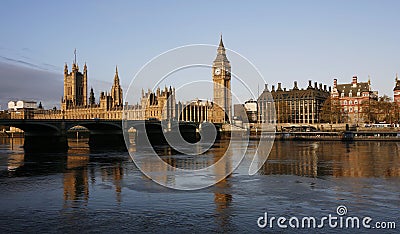 London skyline, Westminster Palace Stock Photo