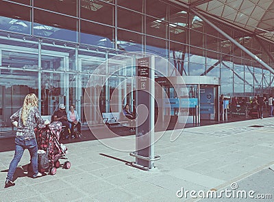 London Stansted airport Editorial Stock Photo