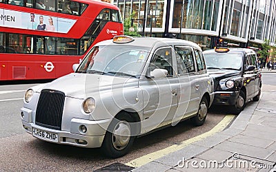 London Taxi Cab Editorial Stock Photo