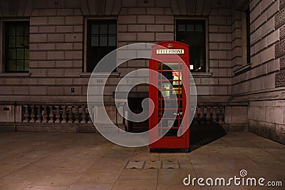 London telephone booth Editorial Stock Photo