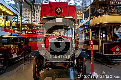 London Transport Museum Editorial Stock Photo