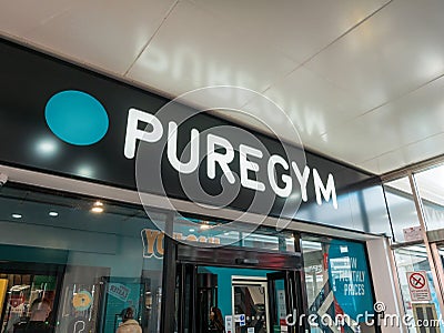 Pure Gym, London Stratford Centre. UK. Editorial Stock Photo