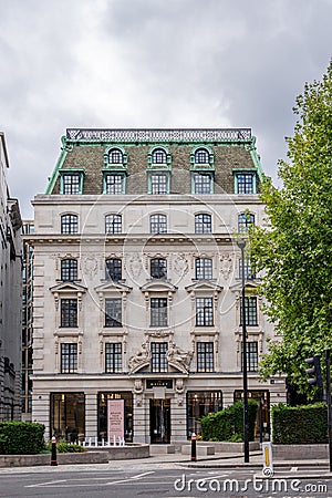 The restored Bailey offices in London Editorial Stock Photo