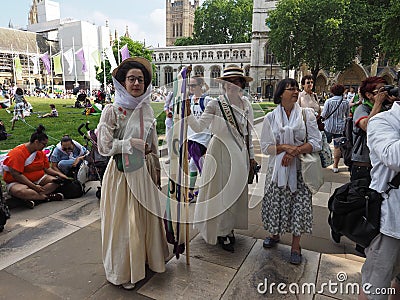 Women suffrage at 100 in London Editorial Stock Photo