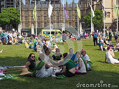 Women suffrage at 100 in London Editorial Stock Photo