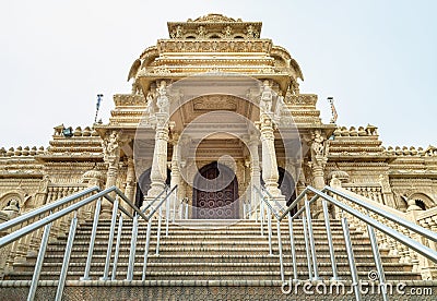 Exterior view of The Shree Sanatan Hindu Mandir Hindu Temple Editorial Stock Photo