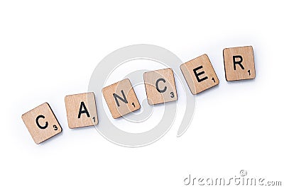 The word CANCER Stock Photo