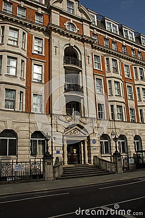 Bonham Carter House, Gower Street, Central London Editorial Stock Photo