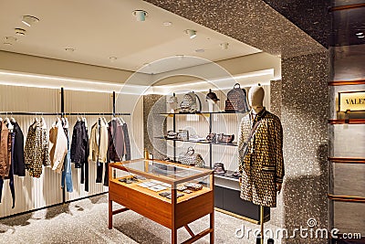 Interior of Harrods, the Londonâ€™s most famous department store, located on Brompton Road in Editorial Stock Photo