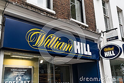 William Hill Bookmaker Editorial Stock Photo