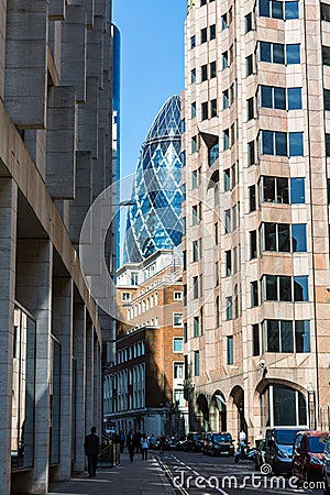 The Gherkin Building Editorial Stock Photo