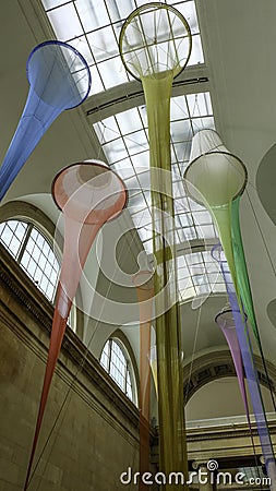 The Filters by Christina Mackie in Tate Britain. Editorial Stock Photo