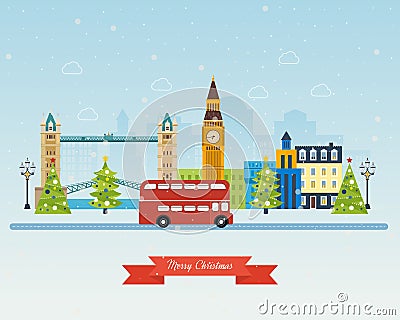 London, United Kingdom icons travel concept Vector Illustration