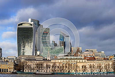 London view, river thames Editorial Stock Photo