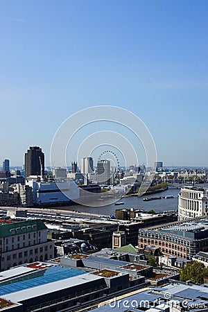 London - view from Saint Paul's Cathedral Stock Photo