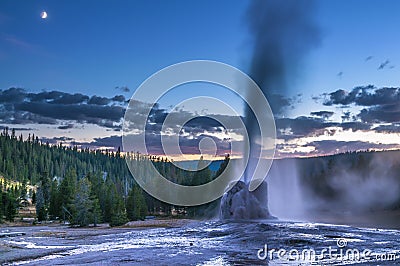 Lone Star Geyser Stock Photo