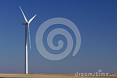 Lone windmill Stock Photo