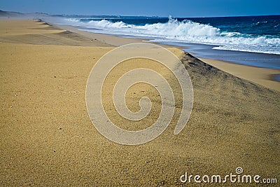 Lonely beach, Portugal Stock Photo