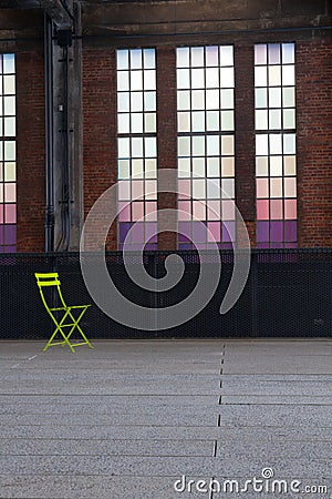 Lonely chair Stock Photo