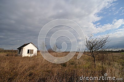 Lonely house Stock Photo