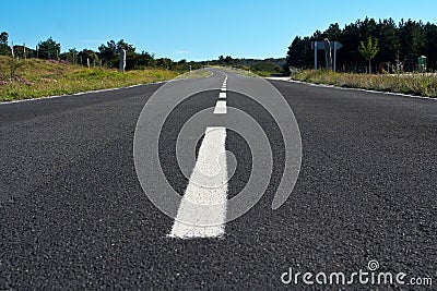 Lonely road Stock Photo