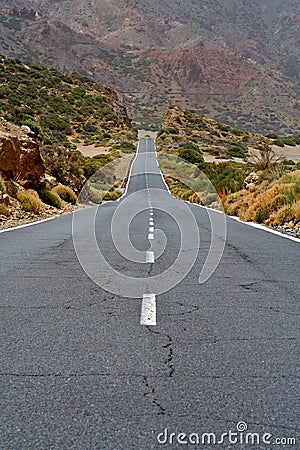 Lonely road Stock Photo