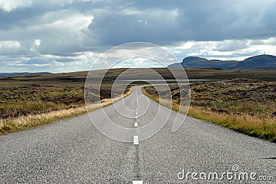 Lonely road Stock Photo
