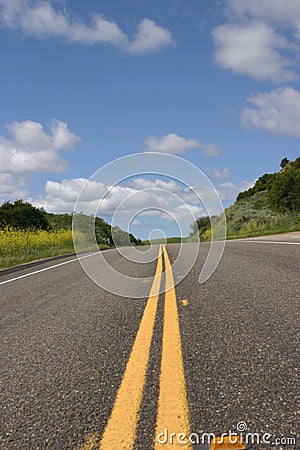 Lonely road Stock Photo