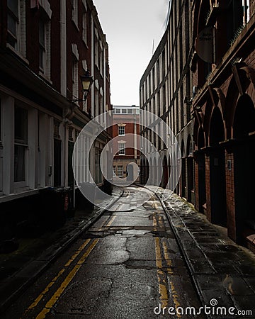 Lonely street in Bristol Stock Photo