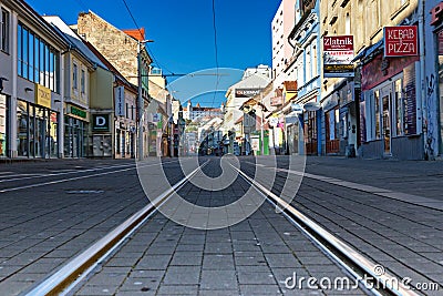 Lonely street Editorial Stock Photo