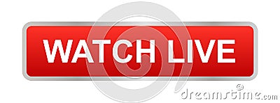 Watch live button Vector Illustration