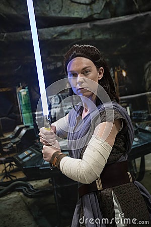 Long Beach Comic Expo Jedi Knight Editorial Stock Photo