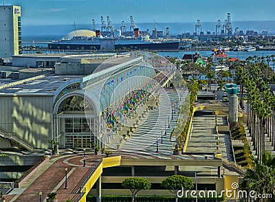 Long Beach Convention Center Editorial Stock Photo