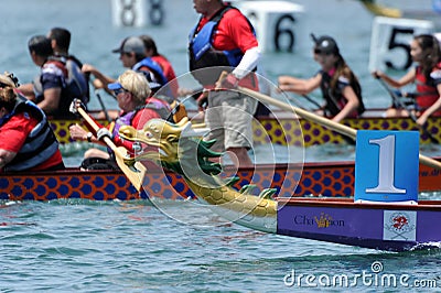 2019 Long Beach Dragon Boat Festival, California, USA Editorial Stock Photo