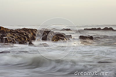 Long esposure seascape Stock Photo