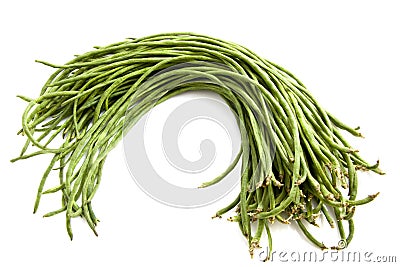 Long green beans Stock Photo